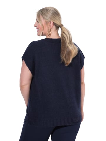 MIAMODA Strickjacke in dunkles marine