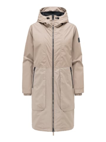 Navahoo Langmantel Edelumhang 14 in Taupe Grey