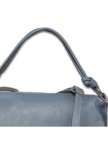 Toscanto Toscanto Schultertasche Leder blau ca. 37cm