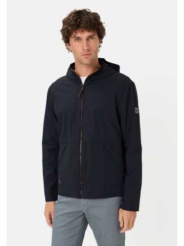 Camel Active Leicht packbare Jacke mit Kapuze in Dunkelblau