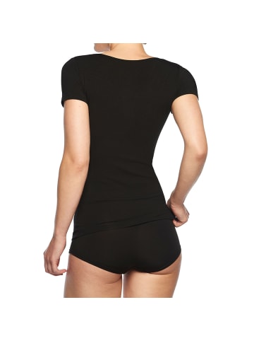 Bamboo Basics T-Shirt 2er Pack in Schwarz