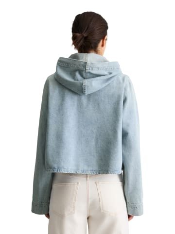 Marc O'Polo DENIM Kapuzen-Jeansbluse relaxed in Light Blue