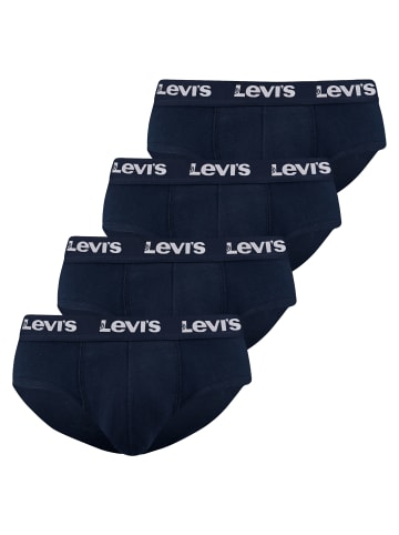 Levis 4er Pack Repeat Logo Briefs in Navy