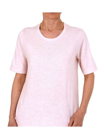 NORMANN Pyjama Shirt kurzarm Schlafanzug Oberteil Mix & Match - 73519 in rosa