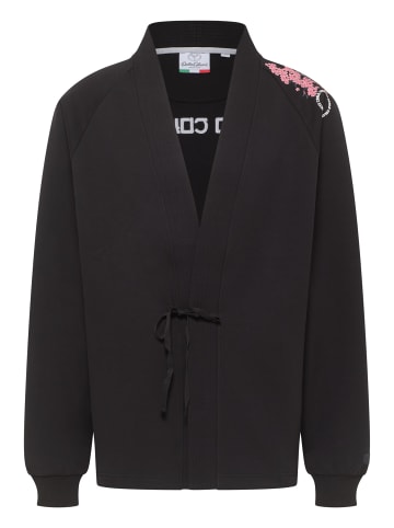 Carlo Colucci Sweatjacke Dusini in Schwarz