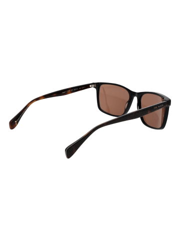 Ted Baker Männer Sonnenbrille Rechtwinklig Schwarz