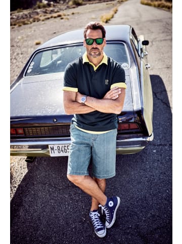 JP1880 Poloshirt in zitronengelb