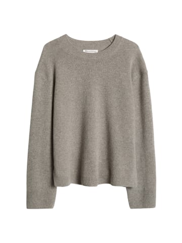 Marc O'Polo Pullover loose in Stone Taupe Melange