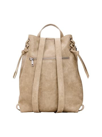 Desigual Rucksack 'Half Logo Luena' in beige
