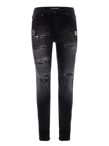 Cipo & Baxx Jeanshose in Black