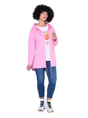 Angel of Style Sweatjacke in flamingo