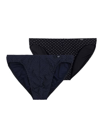 HOM Slip / Unterhose max in Schwarz / blau