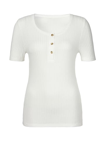 LASCANA T-Shirt in creme