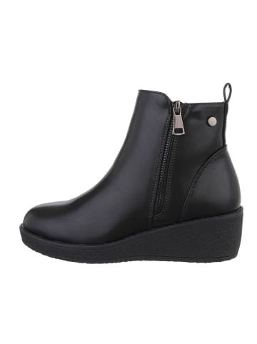 Ital-Design Stiefelette in Schwarz