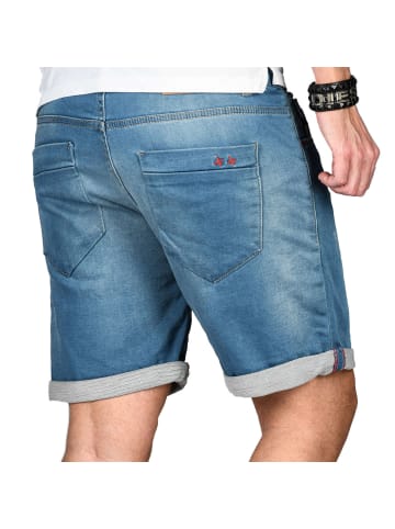 Alessandro Salvarini Jeansshorts Salvarini-Shorts-Multi4 in Hellblau