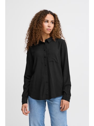 ICHI Langarm - Hemd IHMAIN Regular fit in Black