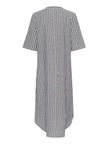 Kaffe Kleid BPmalena Casual fit in Black Melange/White Stripe