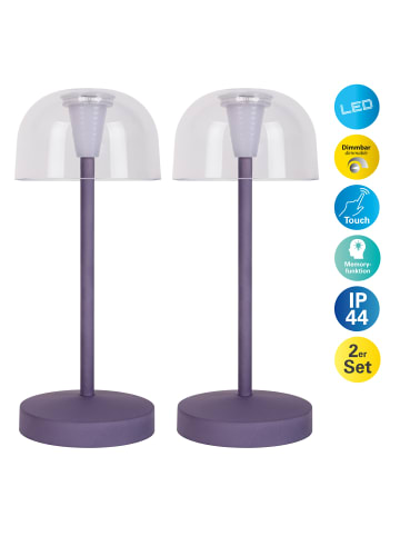 näve LED Außentischleuchte "GOMBA" in violett - EEK F