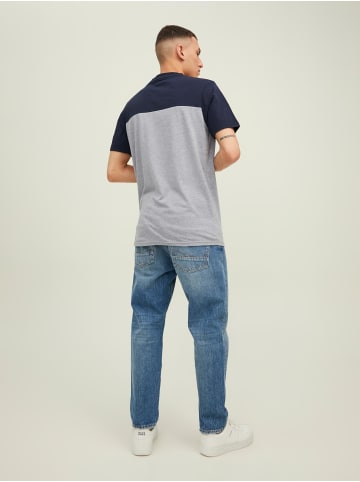 Jack & Jones Shirt 'Dan Blocking' in grau