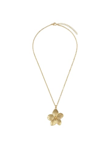 Noelani Kette mit Anhänger Edelstahl, IP gold in gold