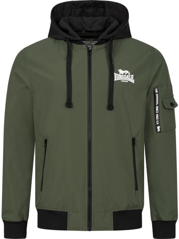 Lonsdale Jacke "Shalford Jacke Mit Kapuze Schmale Passform" in Grün