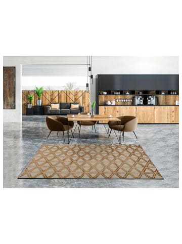 Atticgo Kurzflor-Teppich LANA in kupfer