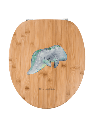 Mr. & Mrs. Panda WC Brille Seekuh Chillen ohne Spruch in Braun