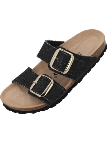 Palado Pantoletten Samos GS Jeans in Schwarz
