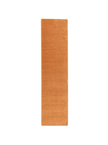 Snapstyle Hochflor Velours Läufer Teppich Luna in Terracotta