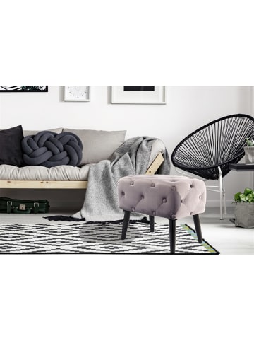 Kayoom Hocker Piano in grau - schwarz