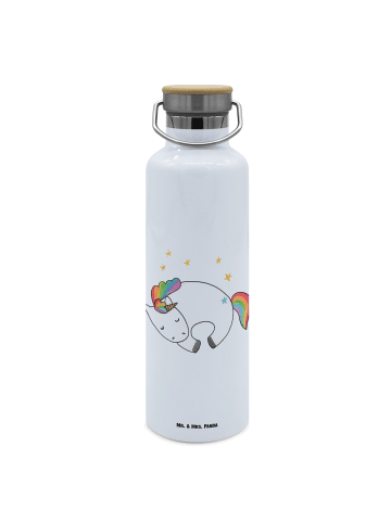Mr. & Mrs. Panda Trinkflasche Einhorn Nacht ohne Spruch in Weiß