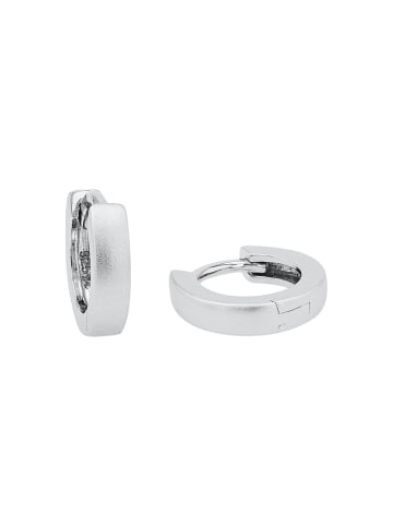 Amor Creolen Silber 925, rhodiniert in Silber