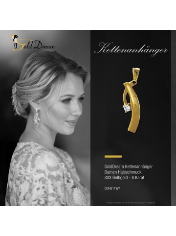 GoldDream Anhänger Gold 333 Gelbgold - 8 Karat Elegance Kettenanhänger