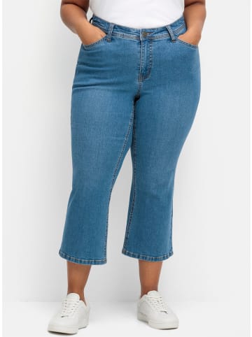 sheego 7/8-Jeans in blue denim
