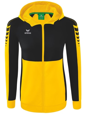 erima Trainingsjacke "Six Wings Trainingsjacke Mit Kapuze" in Gelb
