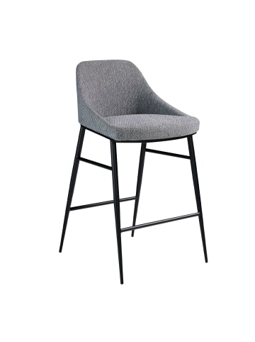 Angel Cerdá Hocker 4103 in Schwarz/Grau – (B)49 x (H)90 x (T)53 cm