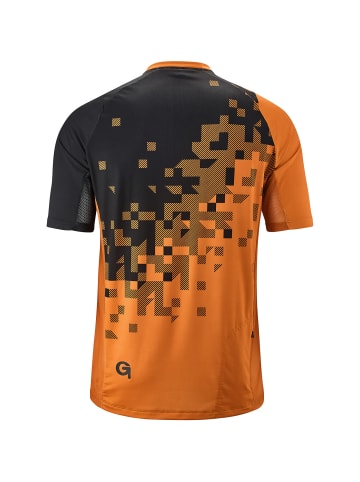 Gonso Bikeshirt-1/2-HZ Garzolet in Dunkelorange