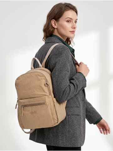 GianMarco Venturi Rucksack in ALMOND BROWN