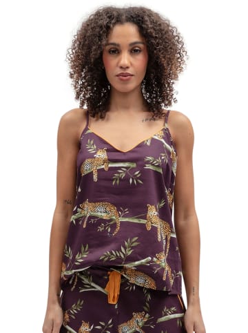Cyberjammies Wild Slumber Top in pinkmeliert