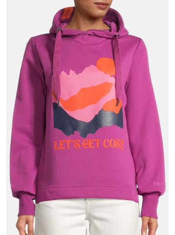 Salzhaut Hoodie SABBELTRIENE Plum