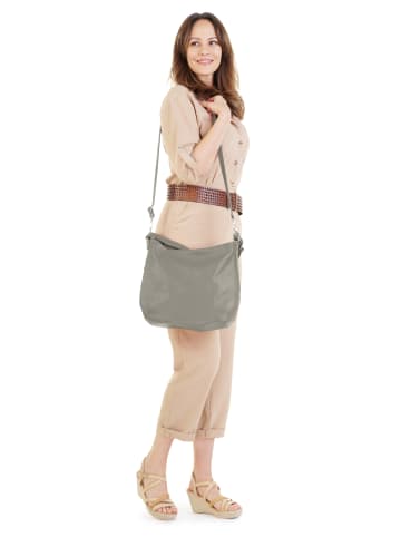 Samantha Look Shopper echt Leder in grau