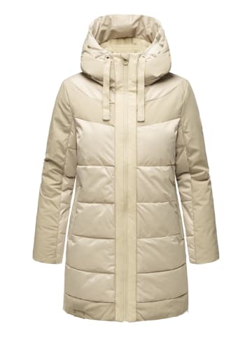 Navahoo Steppjacke Samtkätzchen in Light Grey