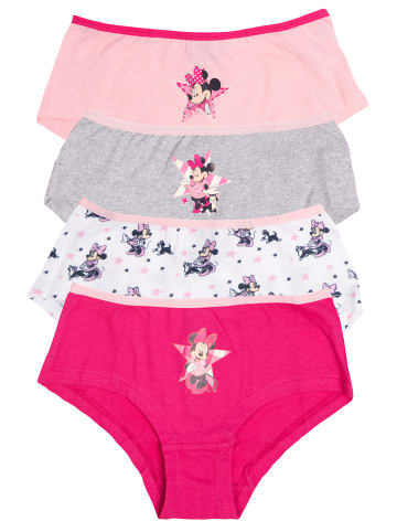 Disney 4er Pack Disney Minnie Mouse Slip in Mehrfarbig