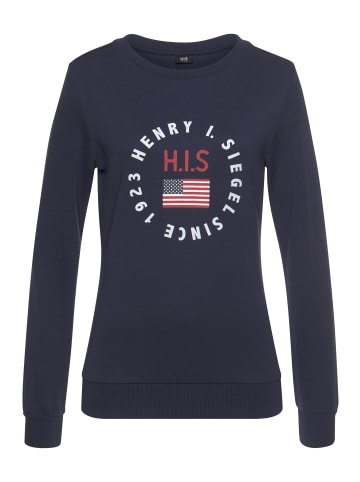 H.I.S Sweatshirt in marine