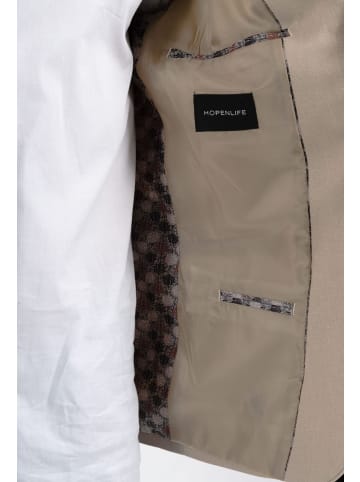 HopenLife Jeansjacke NOBARA in Beige