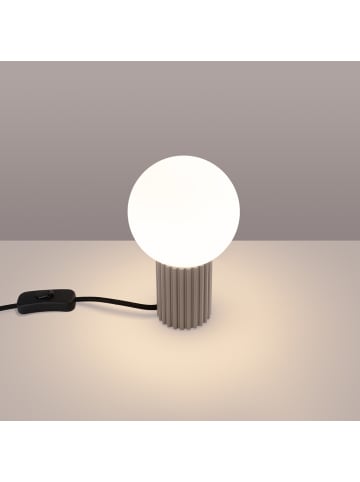 Nice Lamps Tischlampe ORBITAL 1 taupe H 19 cm