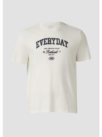 s.Oliver T-Shirt in 02D1_ecru