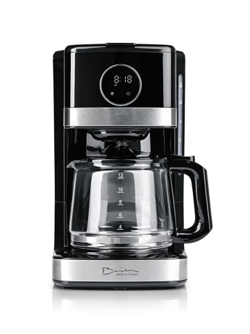 Barista Kaffeemaschine 1,5l 900W schwarz/silber mit Touch-Display Schwarz