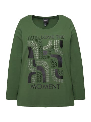 Ulla Popken Longsleeve in jagdgrün