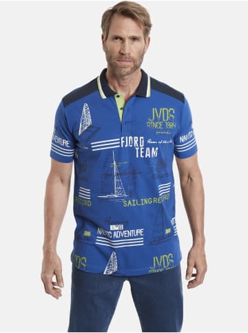 Jan Vanderstorm Poloshirt SIGURDUR in royal blau